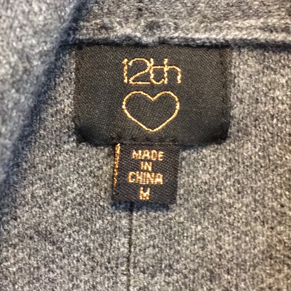 NWOT Open Front Gray Cardigan - Picture 2 of 5